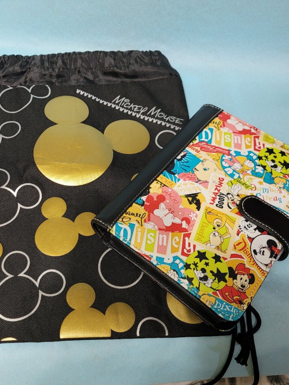 P3506-Mouse Drawstring Backpack and New Tablet/Reader cover size 5.5x8